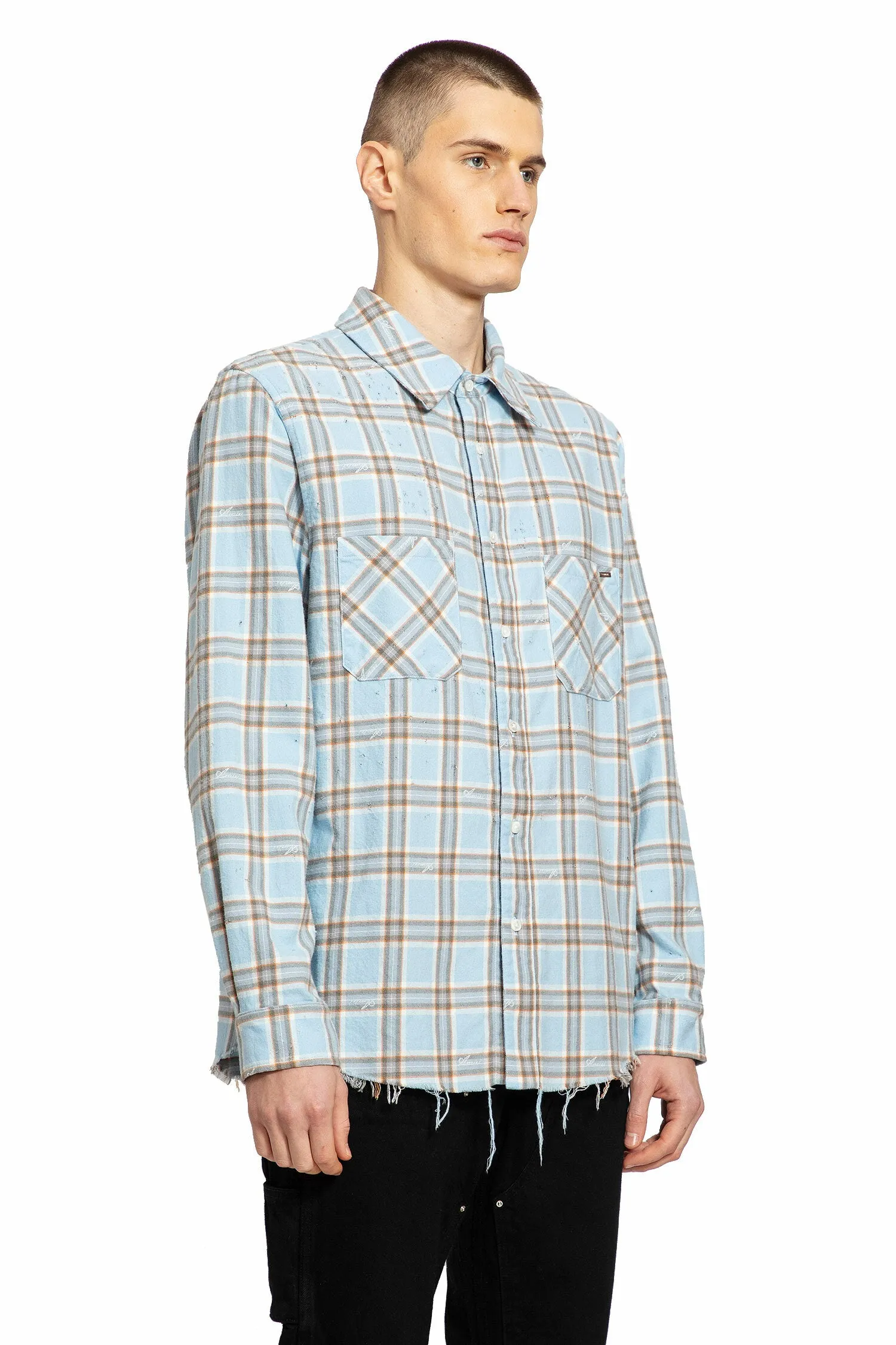 AMIRI MAN BLUE SHIRTS