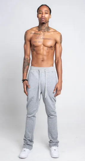 Armor Jeans Stacked Fleece Pants(Grey)