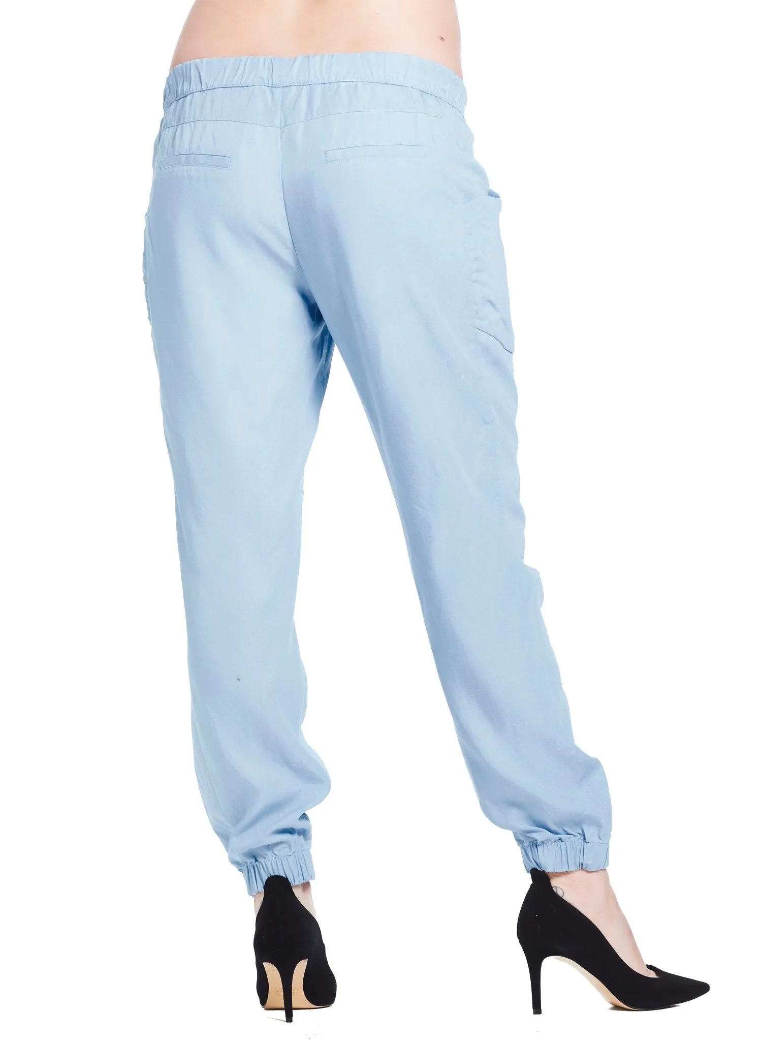 Ava Maternity Pant - Chambray