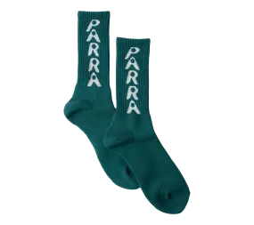 by Parra Hole Logo Crew Socks