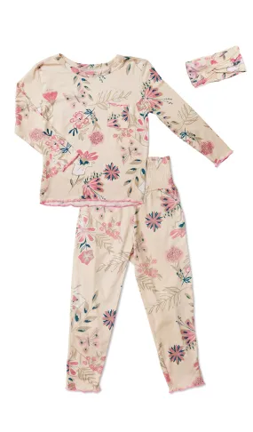 Charlie Baby 3 Piece Pant PJ - Wild Flower