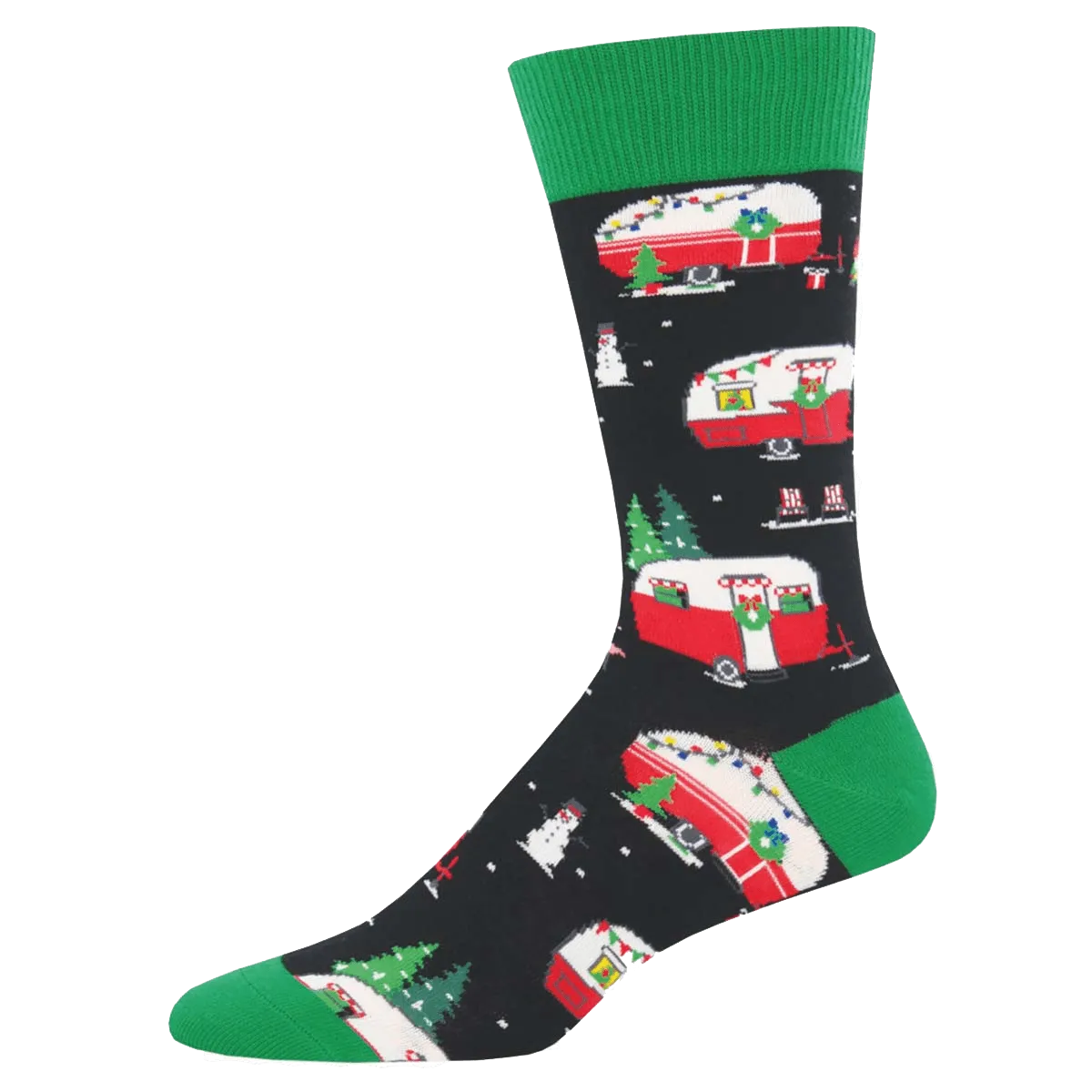 Christmas Campers Men's Crew Socks