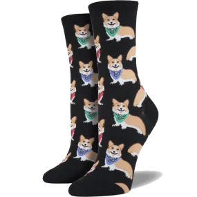 Corgi Socks Women's Crew Sock