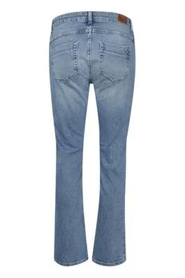 Denim Hunter Vima Mid Wash 7/8 Straight Leg Jean