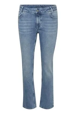 Denim Hunter Vima Mid Wash 7/8 Straight Leg Jean