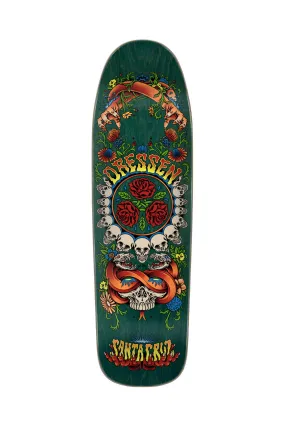 Dressen Rose Crew Three Shaped 9.31in x 32.36in Santa Cruz Decks