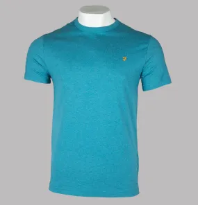 Farah Danny S/S T-Shirt Marina Blue Marl