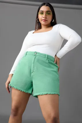 Groovy Green Shorts