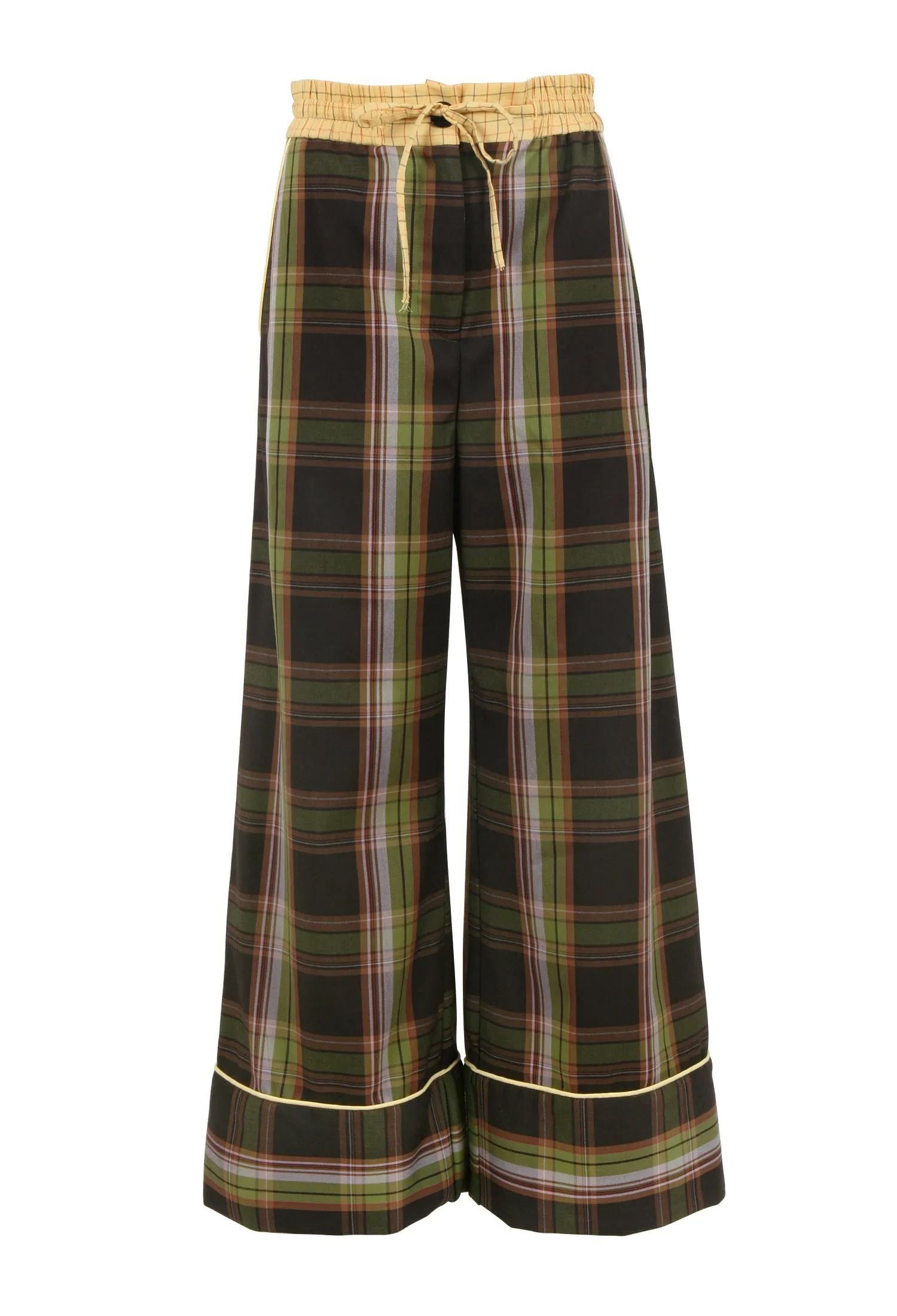 HANSEL PANT BROWN PLAID