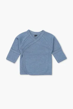 Hello Baby Top_Light Blue Heather