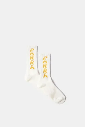 Hole Logo Crew Socks