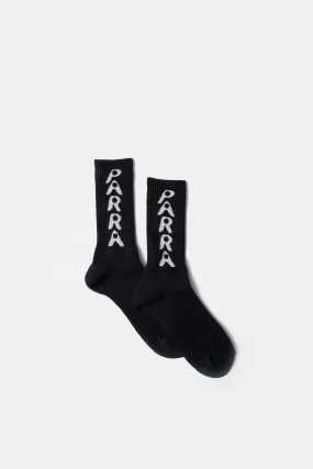 Hole Logo Crew Socks