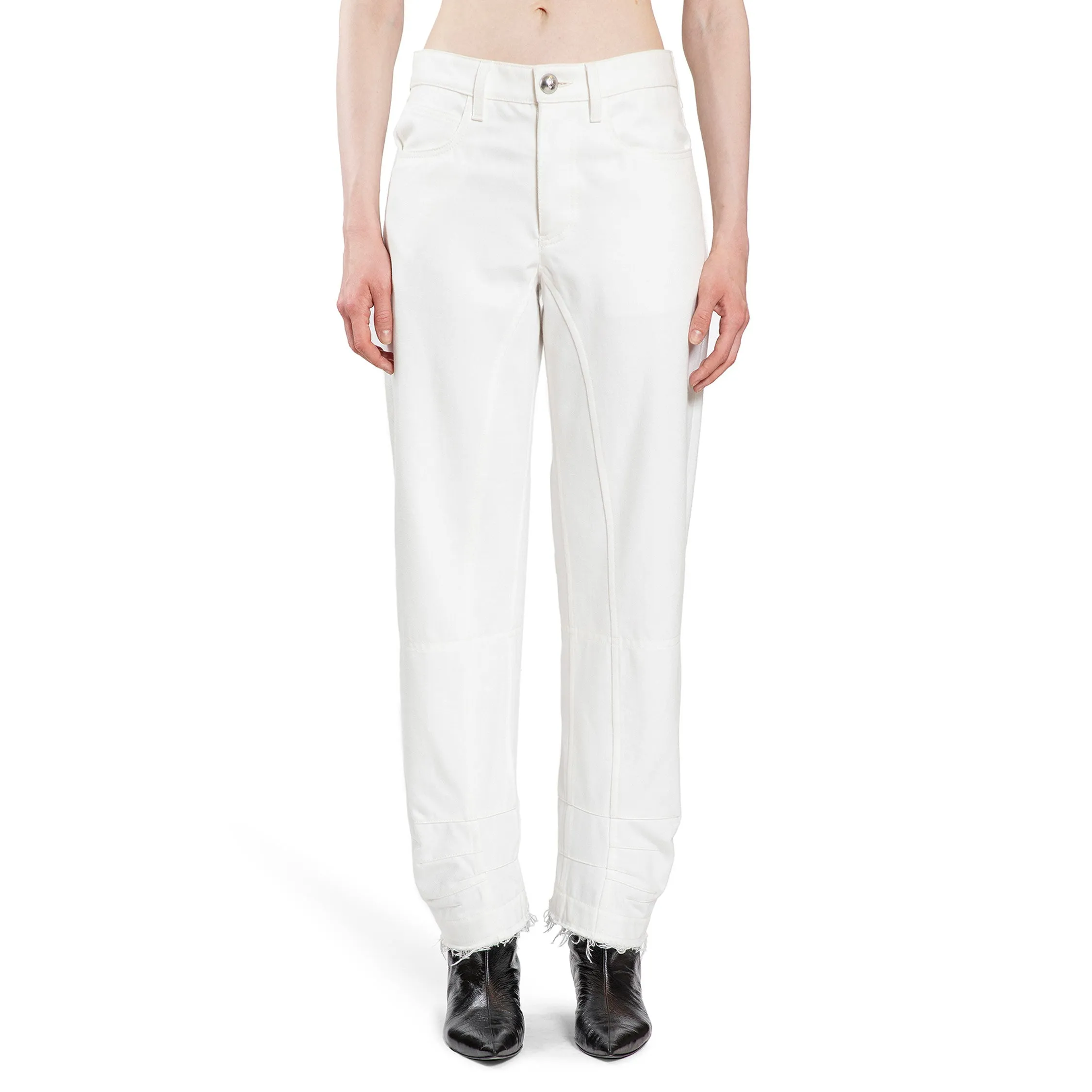 JIL SANDER WOMAN WHITE JEANS