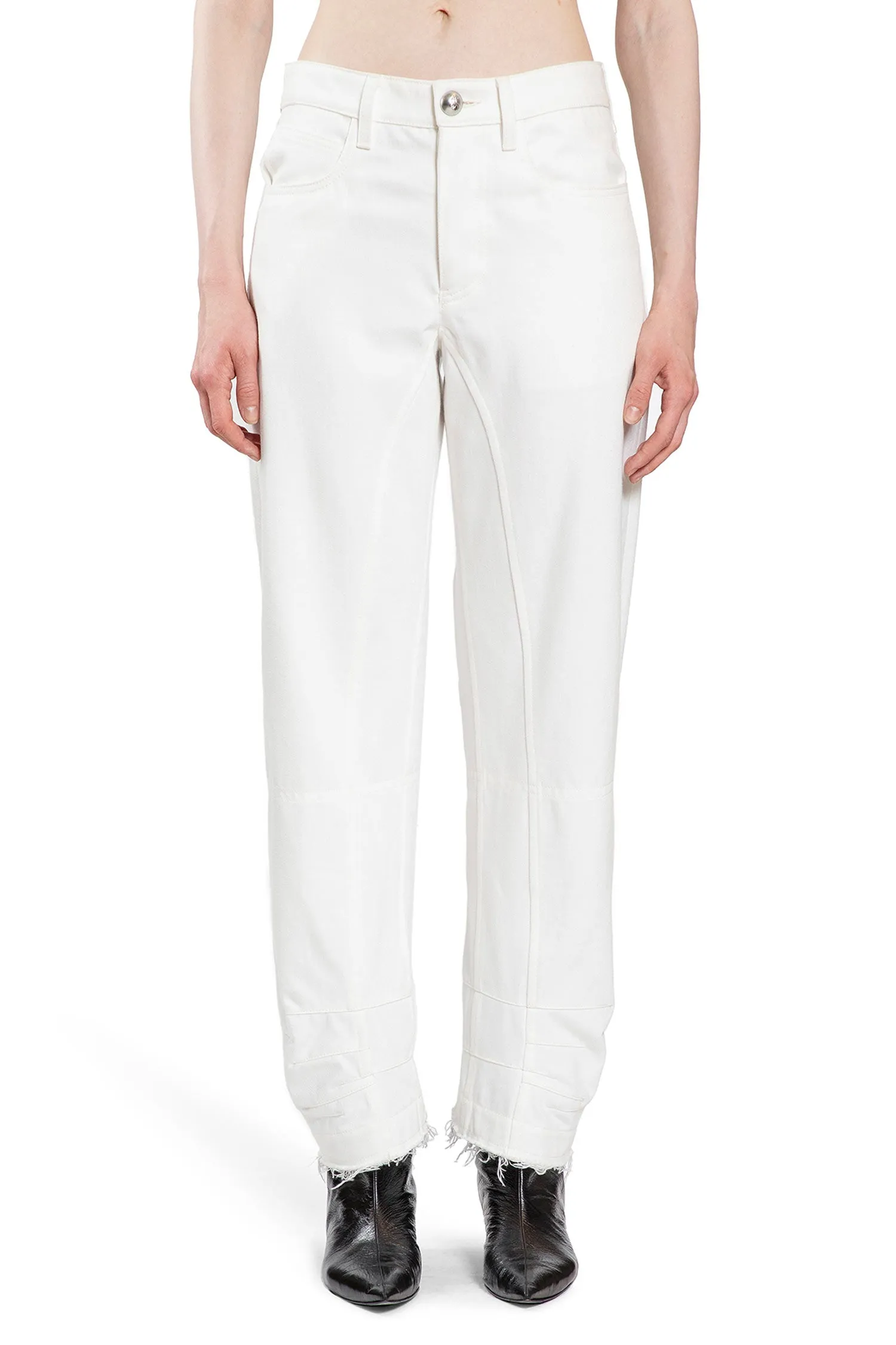 JIL SANDER WOMAN WHITE JEANS