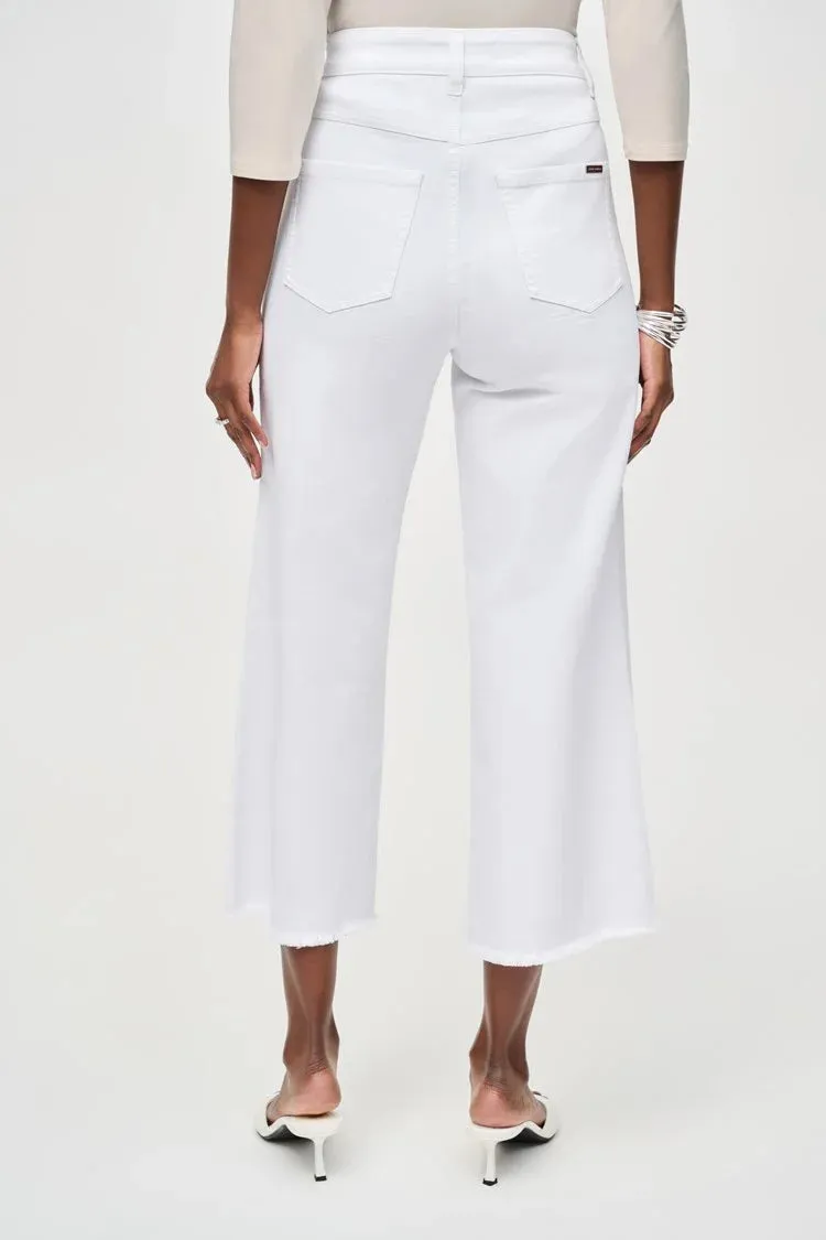 Joseph Ribkoff Culotte Jeans With Embellished Front Seam