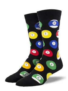 Men's Billiard Balls Crew Socks