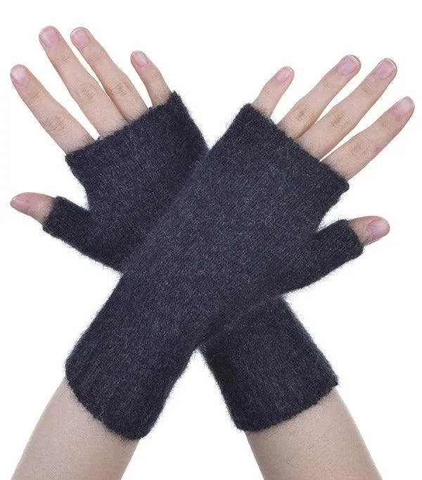 Merino Wool Possumsilk Wrist Warmer Gloves