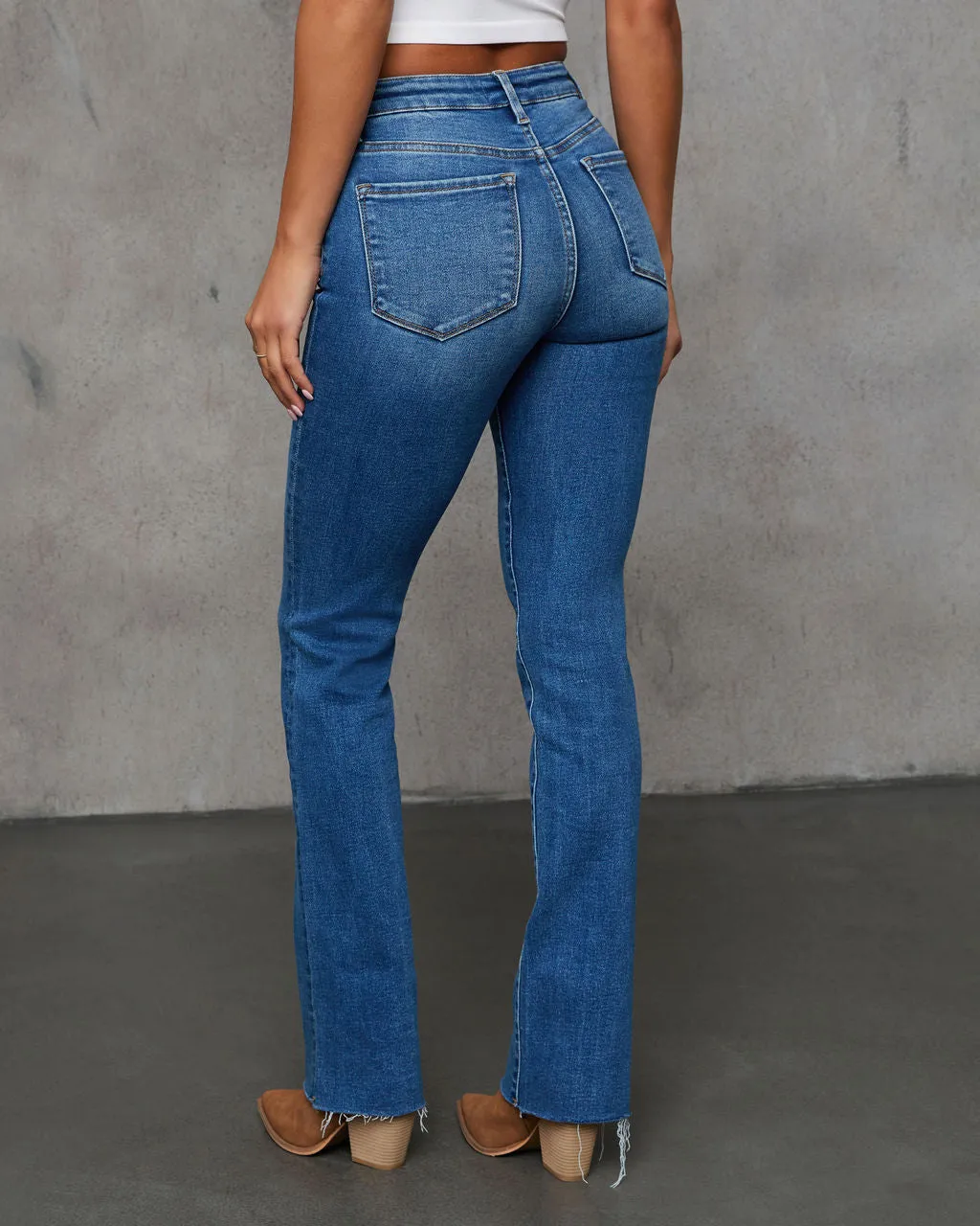 Orslow High Rise Straight Leg Denim