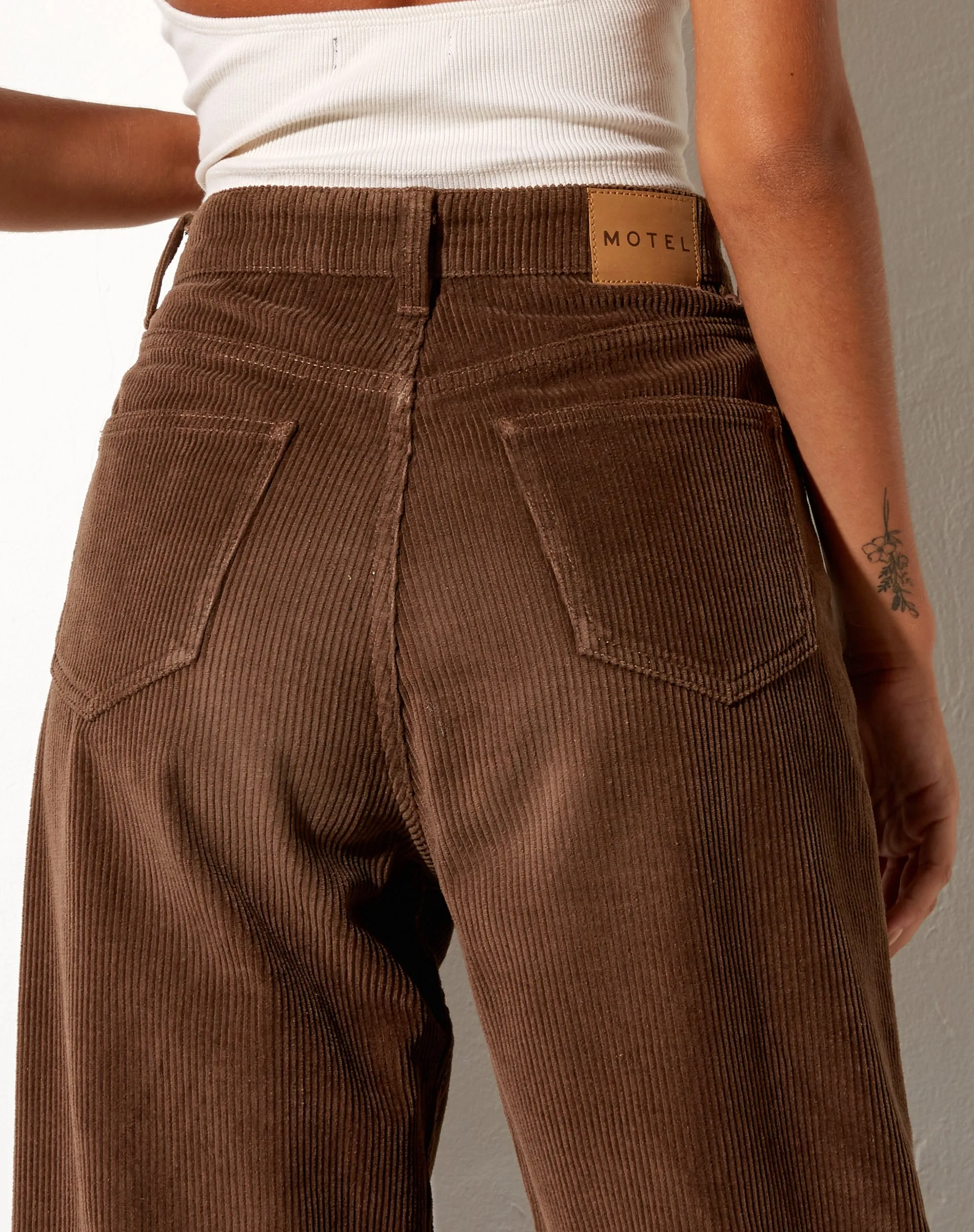 Parallel Jeans in Cord Dark Chocolate