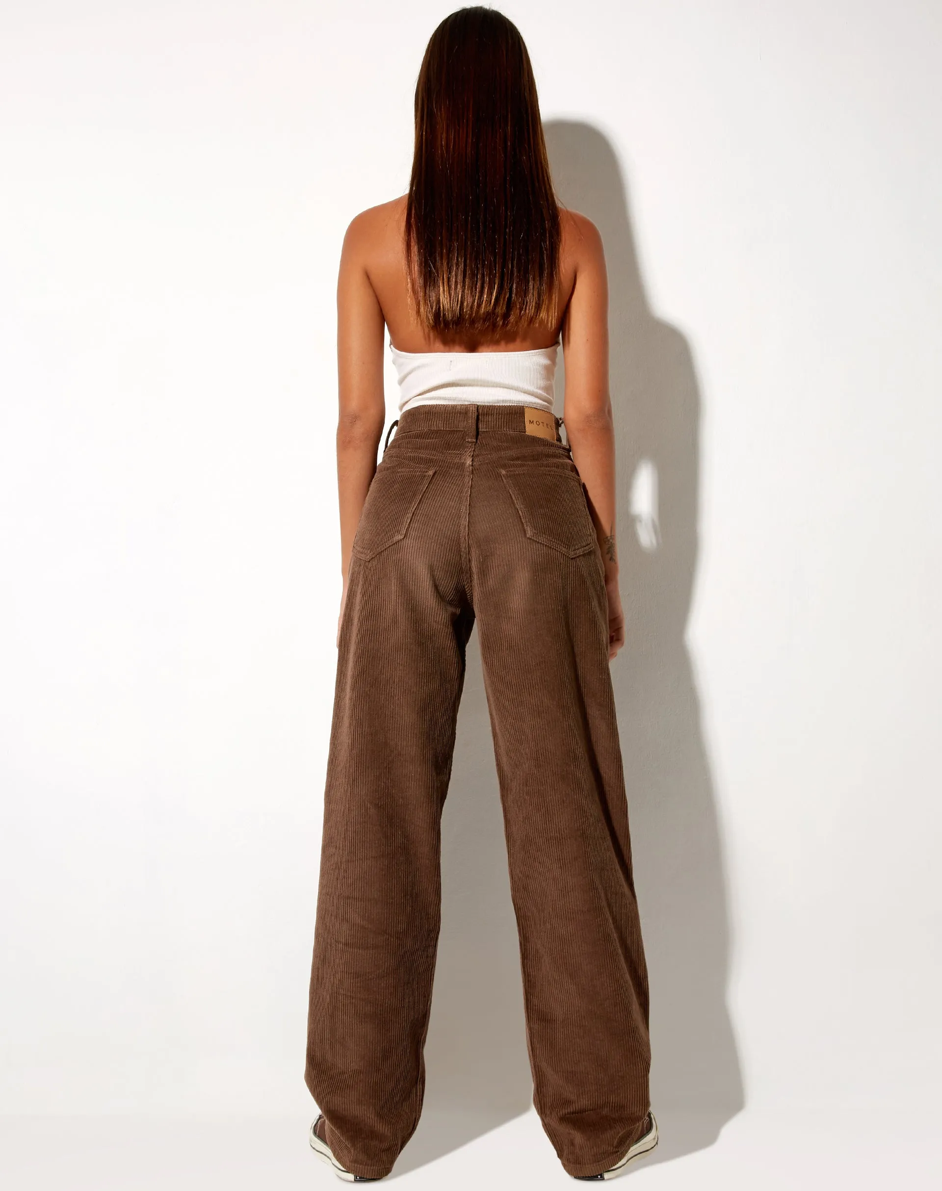 Parallel Jeans in Cord Dark Chocolate