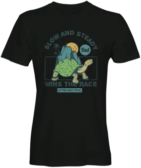 Slow and Steady Wins Turtle Graphic Tee