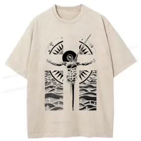 Tokyo-Tiger Fallen Angels Cross Manga Washed T-Shirt